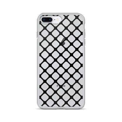 Black Geometric Pattern iPhone Case