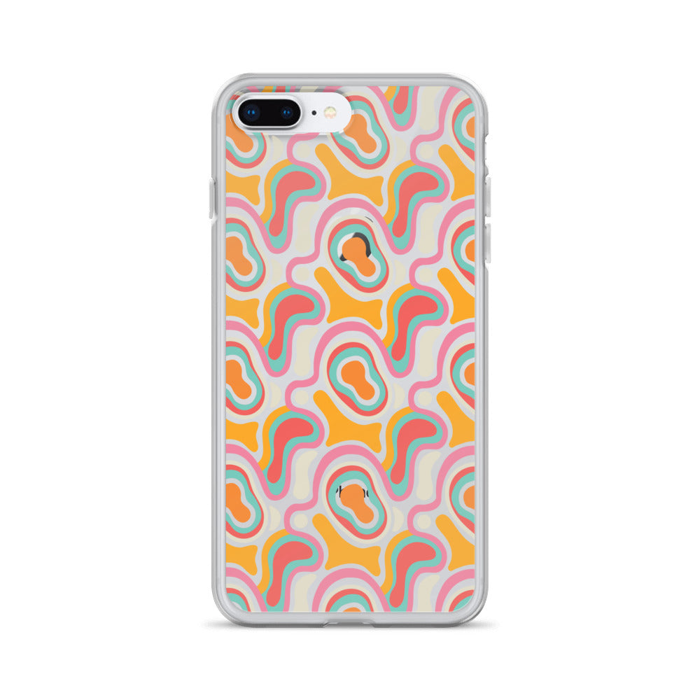 Colorful Modern Abstract Art iPhone Case