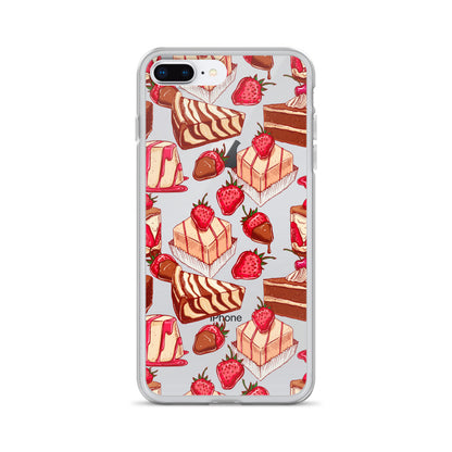 Appetizing Desserts Bakery Pattern iPhone Case