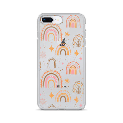 Cute Boho Rainbow Pattern iPhone Case