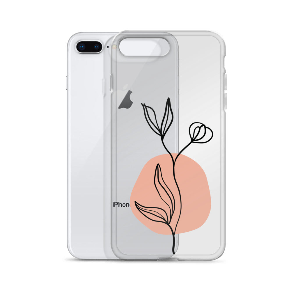 Floral Danish Modern iPhone Case