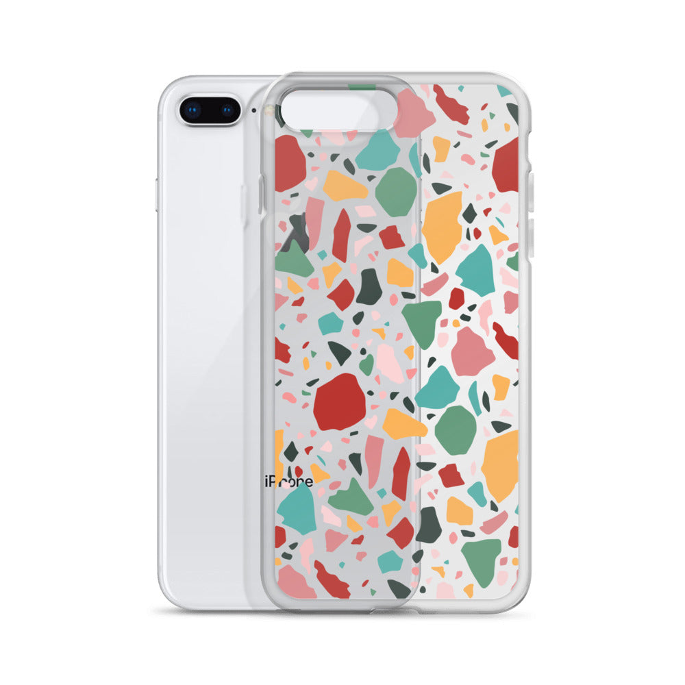 Colorful Modern Terrazzo iPhone Case