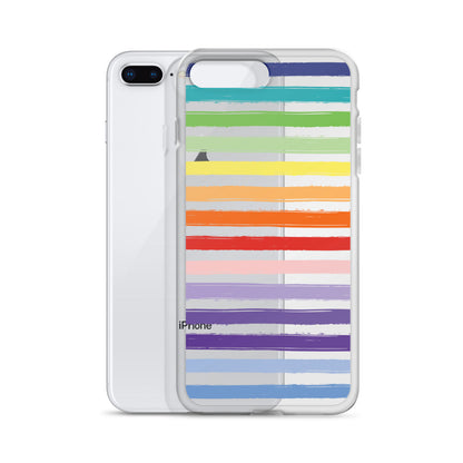 Rainbow Colorful Striped iPhone Case