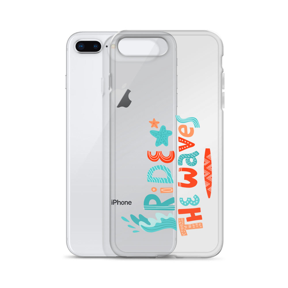 Ride The Waves Colorful Summer iPhone Case