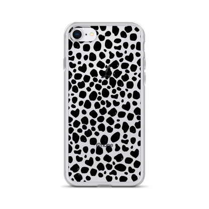 Modern Abstract Shapes Clear iPhone Case