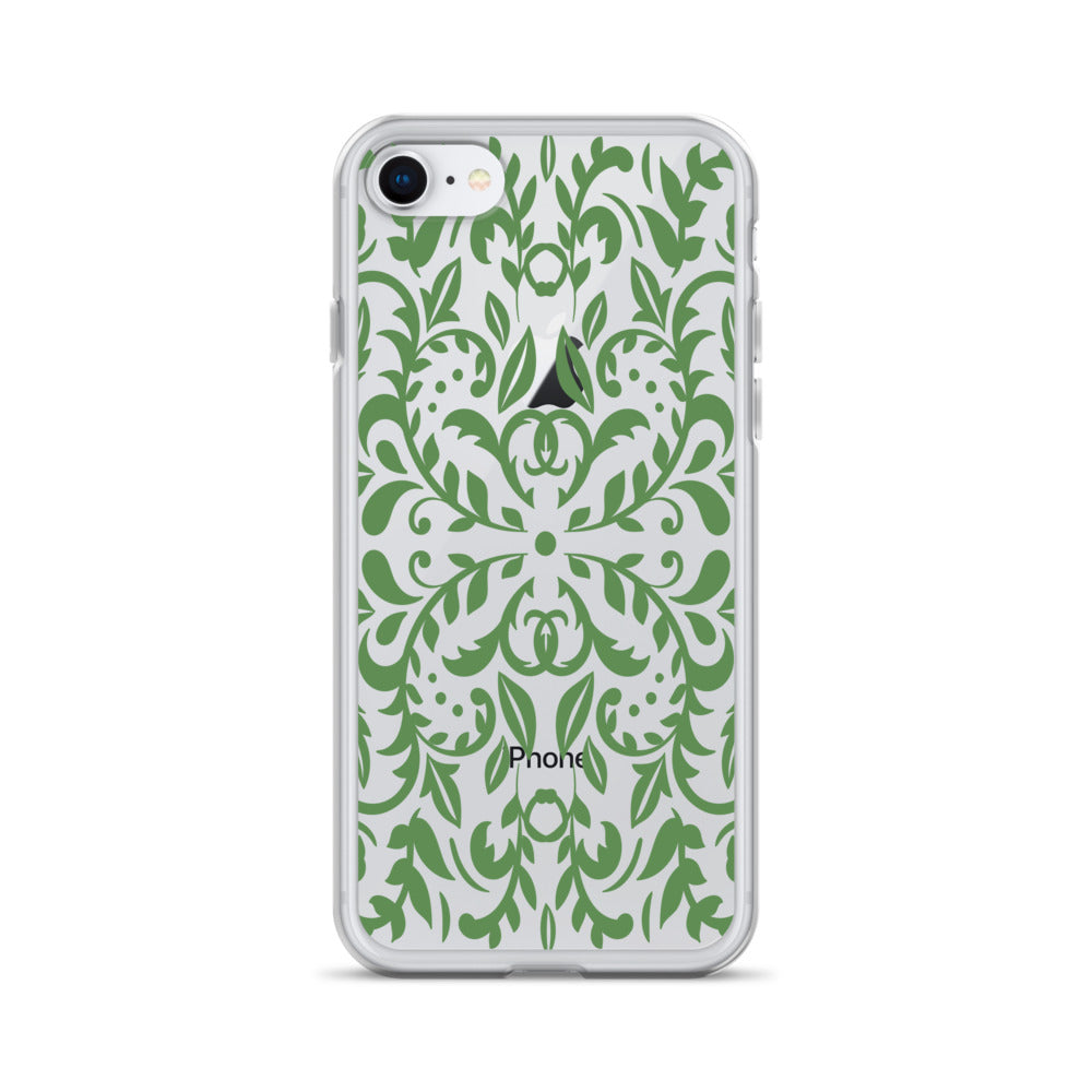 Green Vintage Botanical iPhone Case