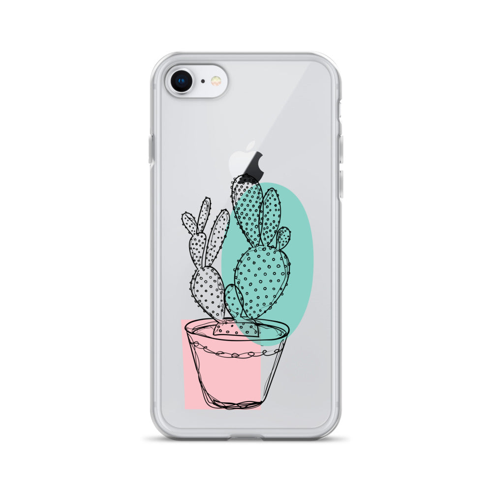 Cute Cactus Plant Mama iPhone Case