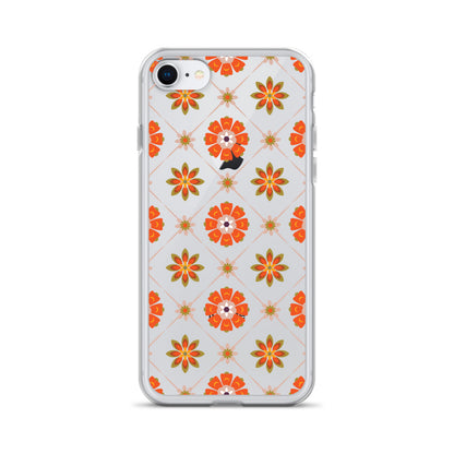 Vintage Flowers Pattern iPhone Case