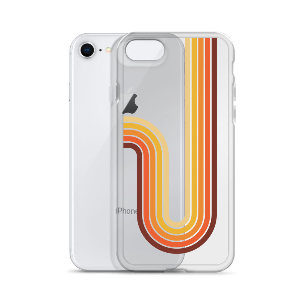 Retro 70s Geometric iPhone Case