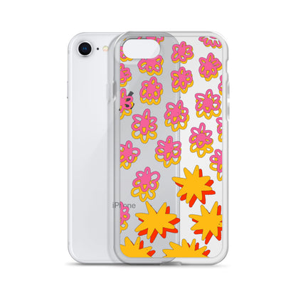 Retro Floral 70s iPhone Case