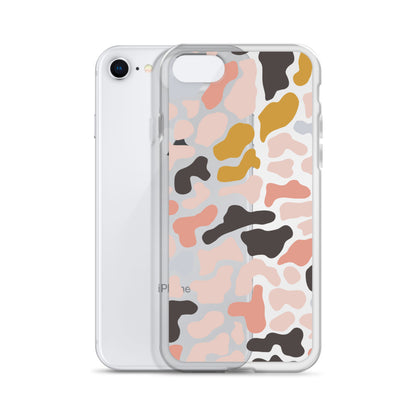 Abstract Shapes iPhone Clear Case