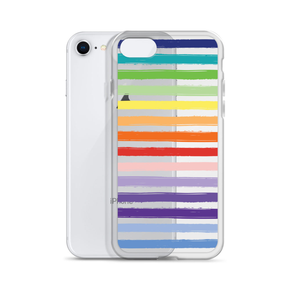 Rainbow Colorful Striped iPhone Case