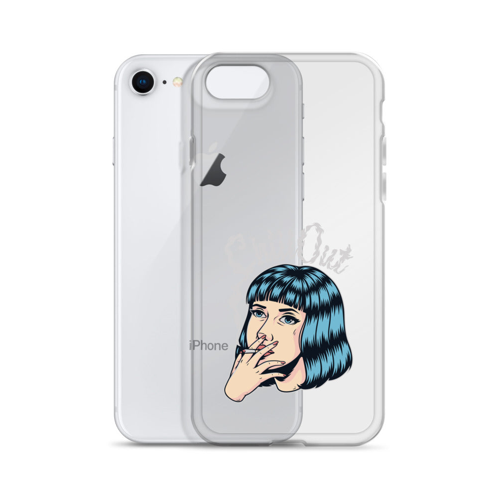 Chill Out, Pulp Fiction Clear iPhone Case