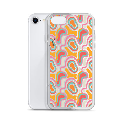 Colorful Modern Abstract Art iPhone Case