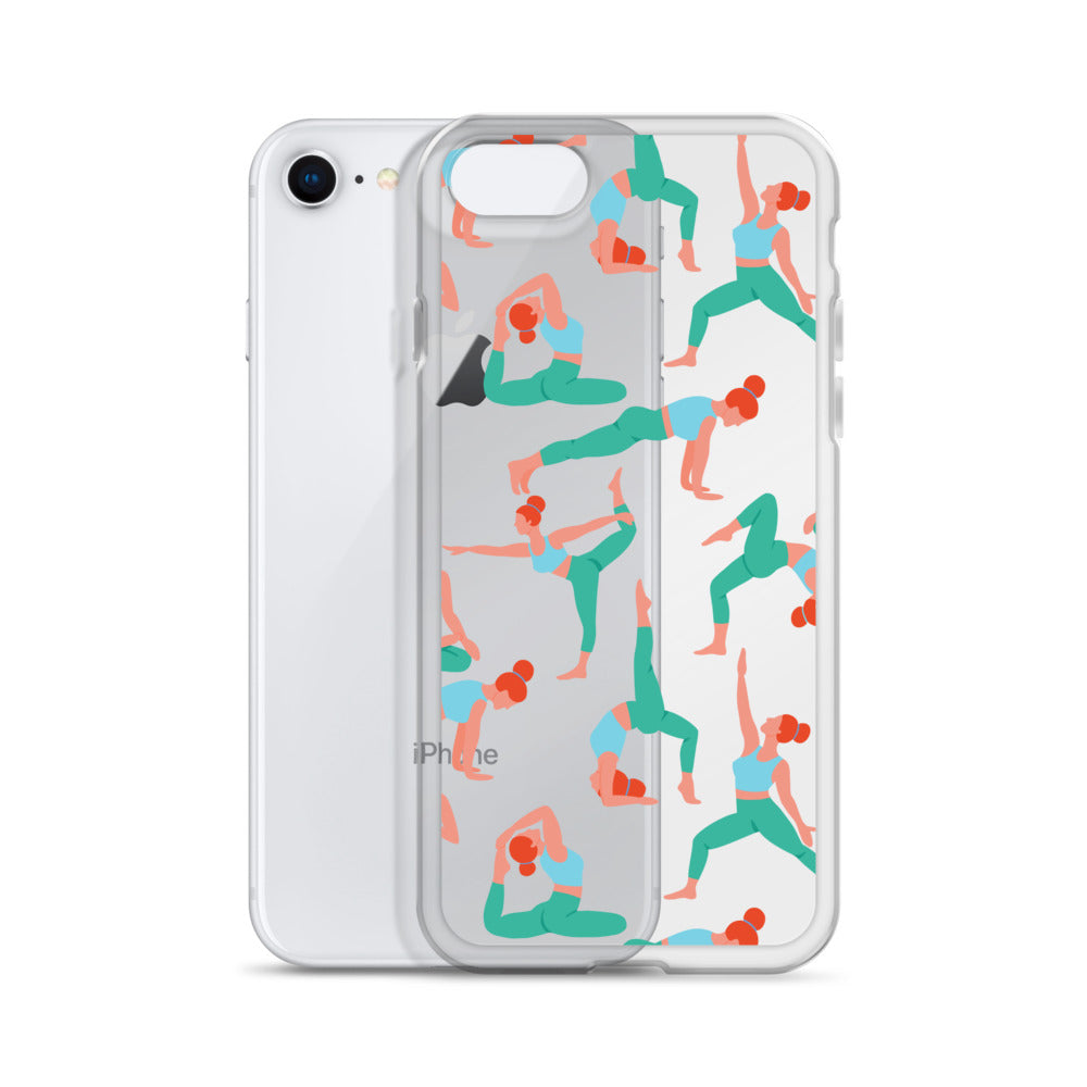 Yoga Lover Clear iPhone Case