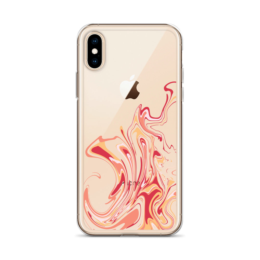 Abstract Liquid Swirl iPhone Case