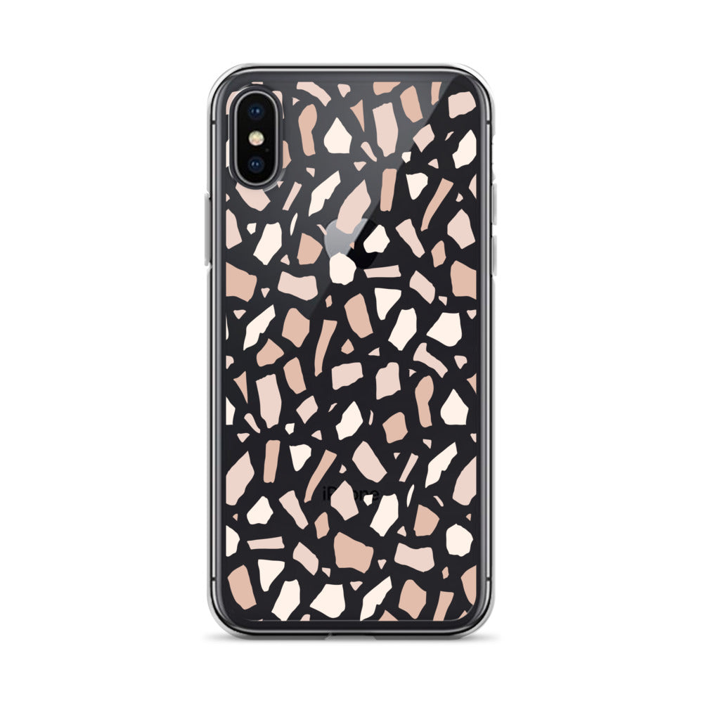 Beige Natural Terrazzo iPhone Case