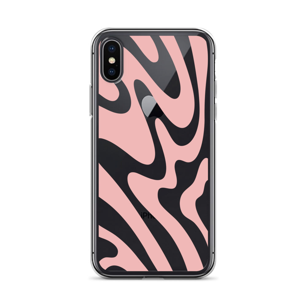 Abstract Pink iPhone Case