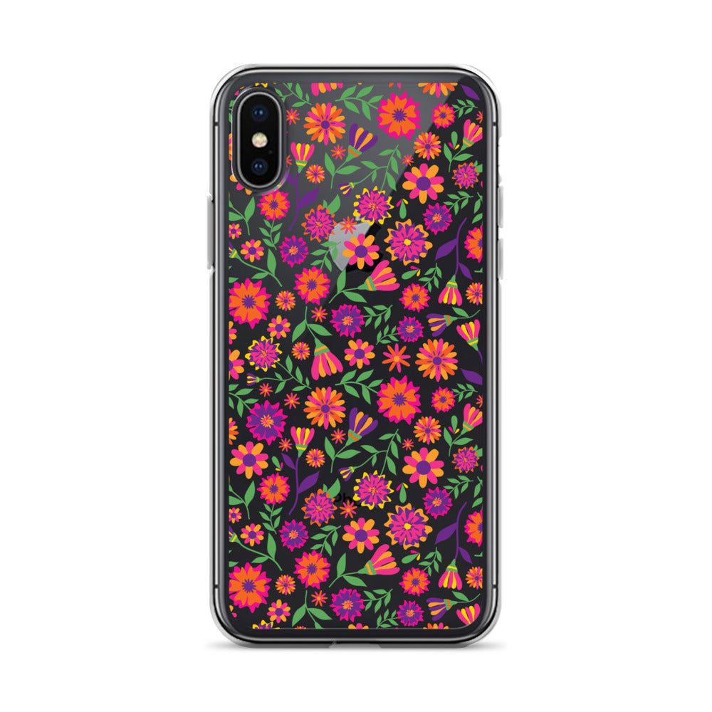 Colorful Flowers Feminin iPhone Case