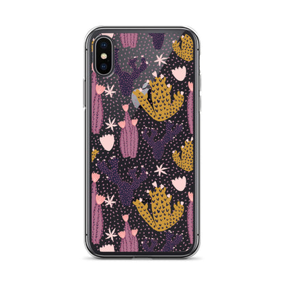 Cute Cactus with Dots iPhone Case