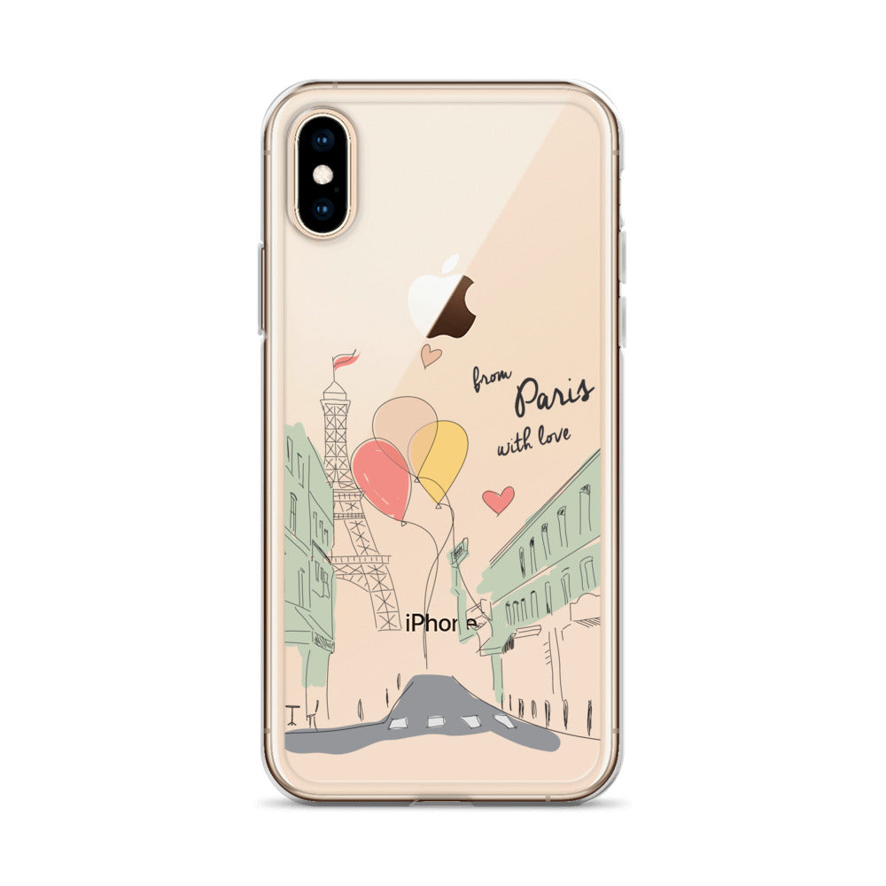 Love Paris Travel iPhone Case
