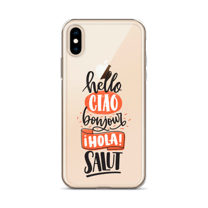 Hello Ciao Hola iPhone Case