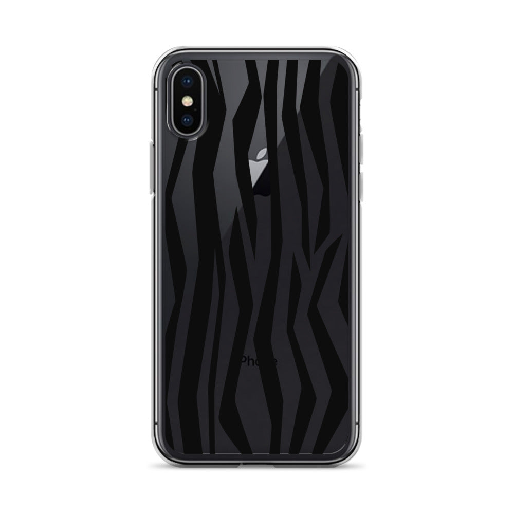 Zebra 60s iPhone Clear Case