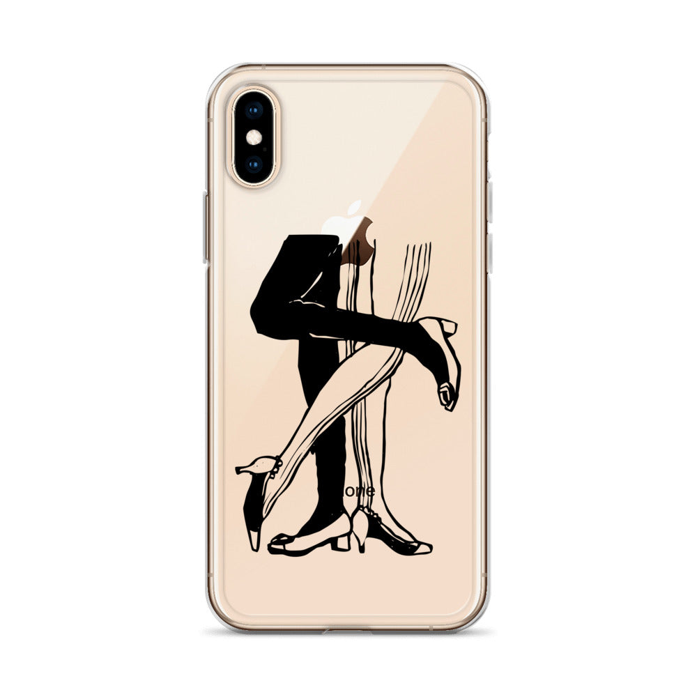 Jazz Swing Dance Clear iPhone Case - HypeSheriff
