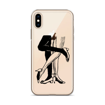 Jazz Swing Dance Clear iPhone Case - HypeSheriff