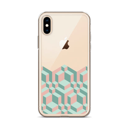 Pastel Retro Bauhaus iPhone Case