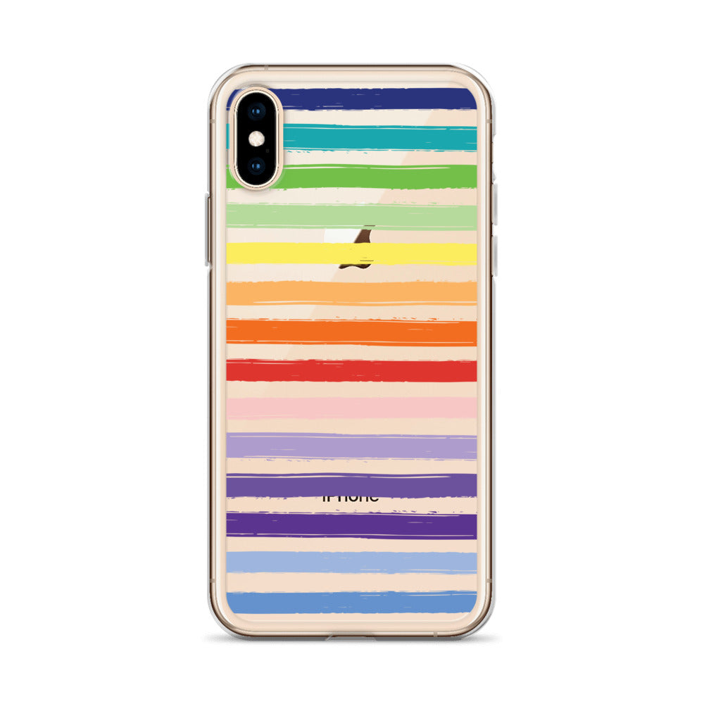 Rainbow Colorful Striped iPhone Case