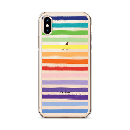 Rainbow Colorful Striped iPhone Case