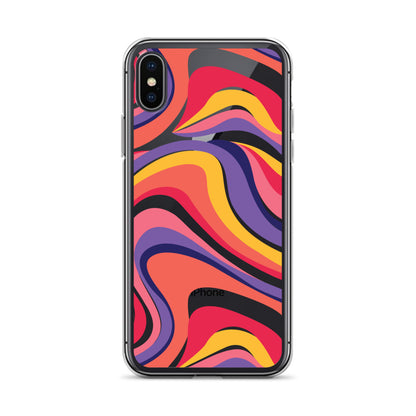 Colorful Liquid Swirl iPhone Case