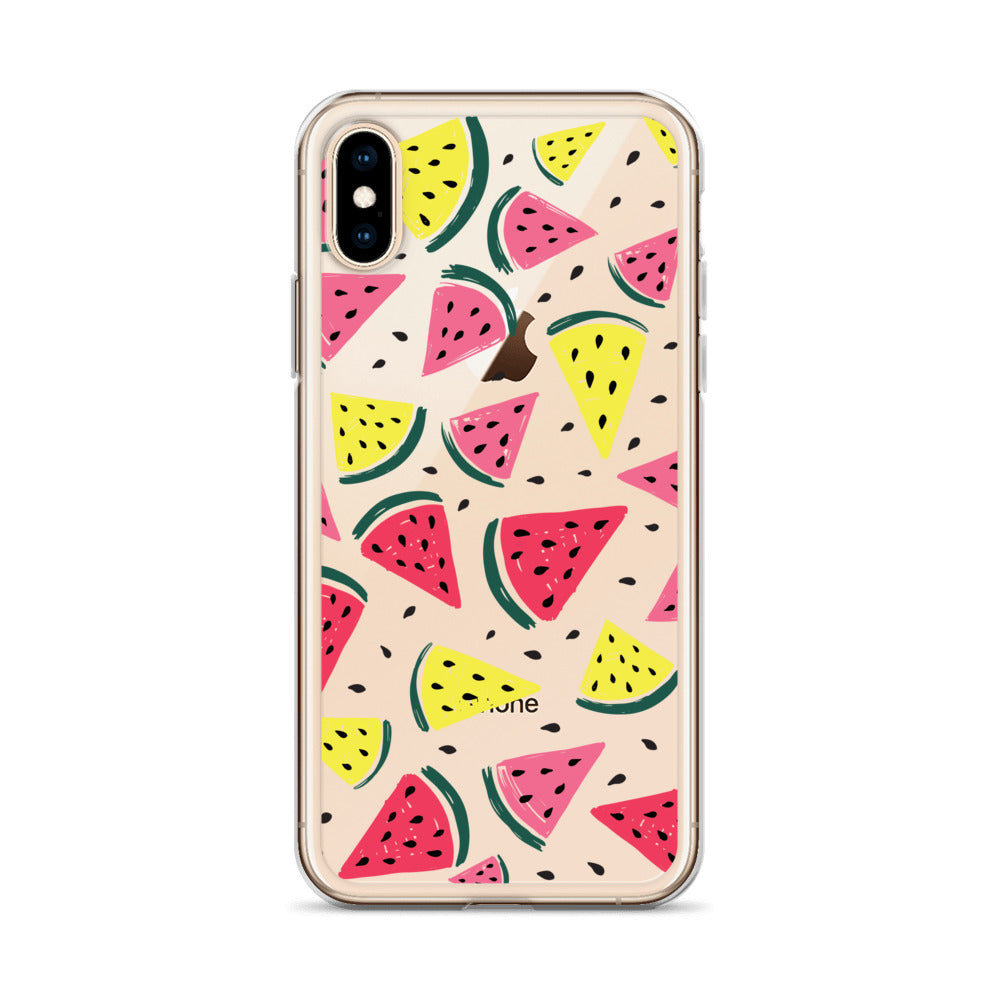 Summer Watermelon Pattern iPhone Case
