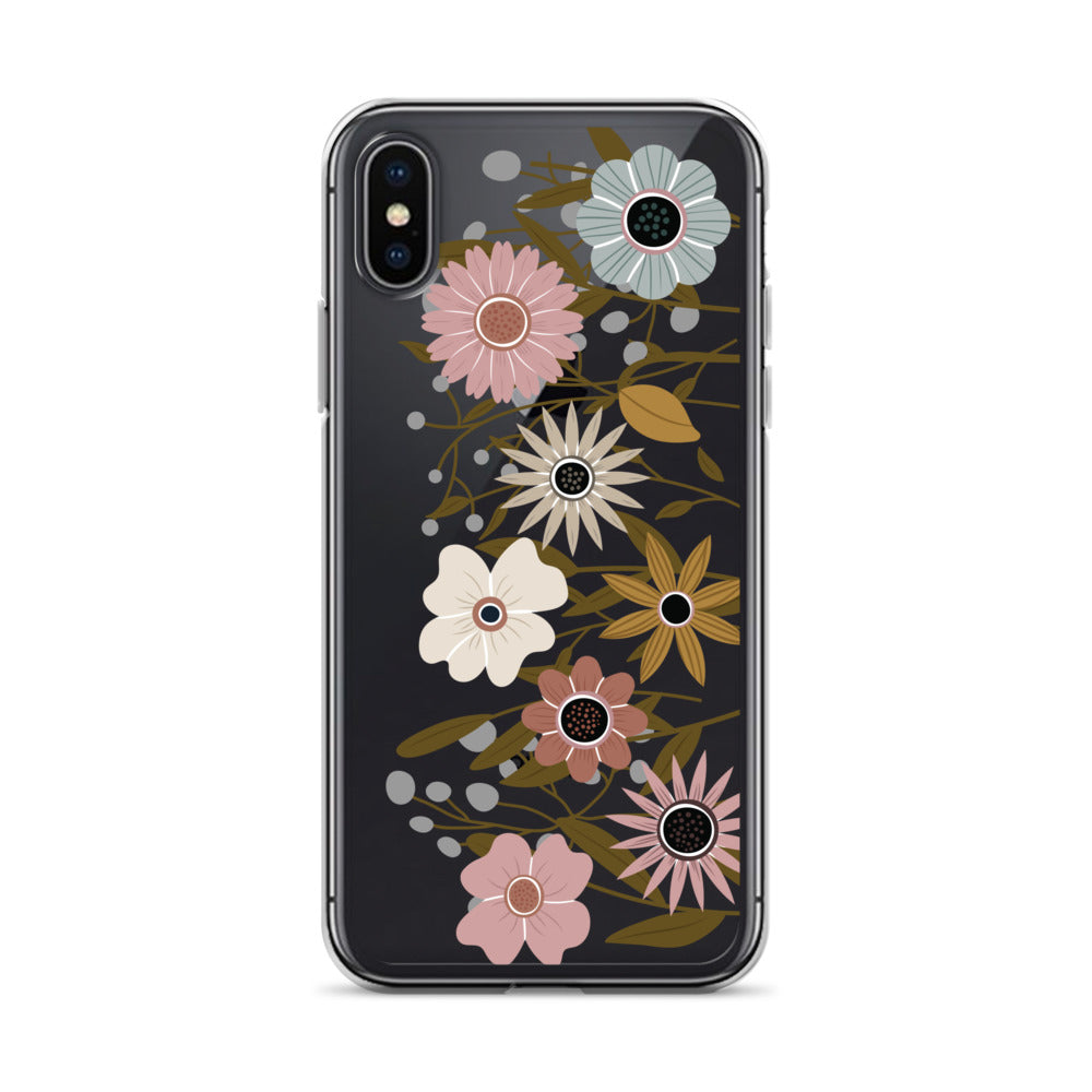 Boho Rustic Floral iPhone Case
