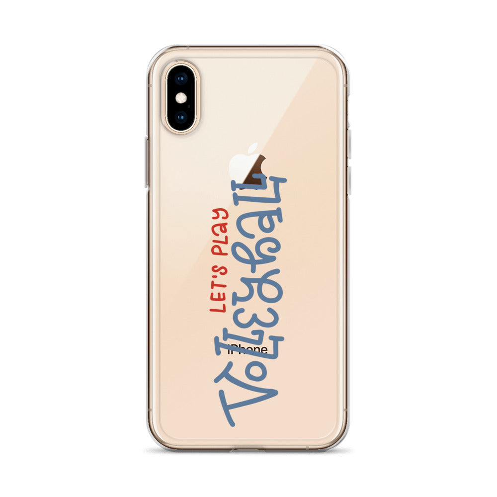 Let's Play Volleyball iPhone Case