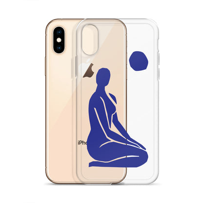 Blue Woman iPhone Case