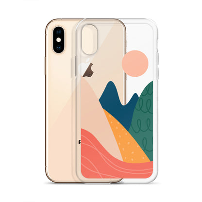 Colorful Travel Lovers iPhone Case