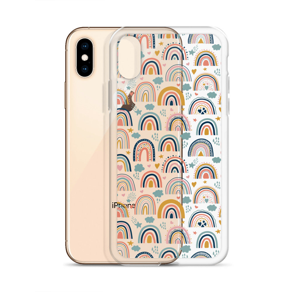 Cute Rainbows Pastel iPhone Case