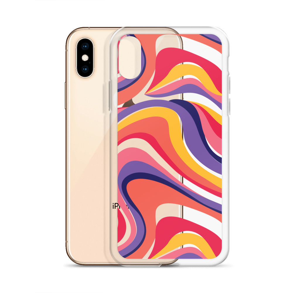 Colorful Liquid Swirl iPhone Case