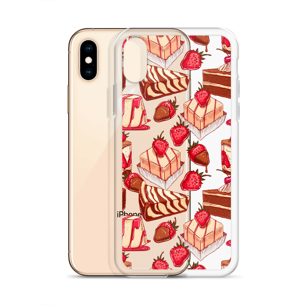 Appetizing Desserts Bakery Pattern iPhone Case