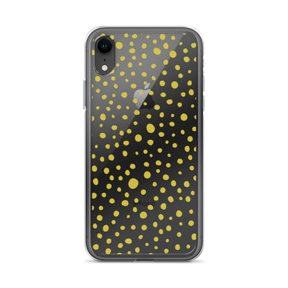 Green Mid Century Dots iPhone Case