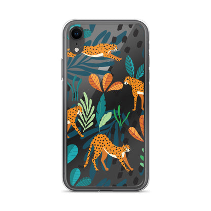 Jungle Cheetah iPhone Clear Case