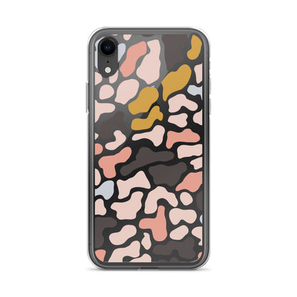 Abstract Shapes iPhone Clear Case