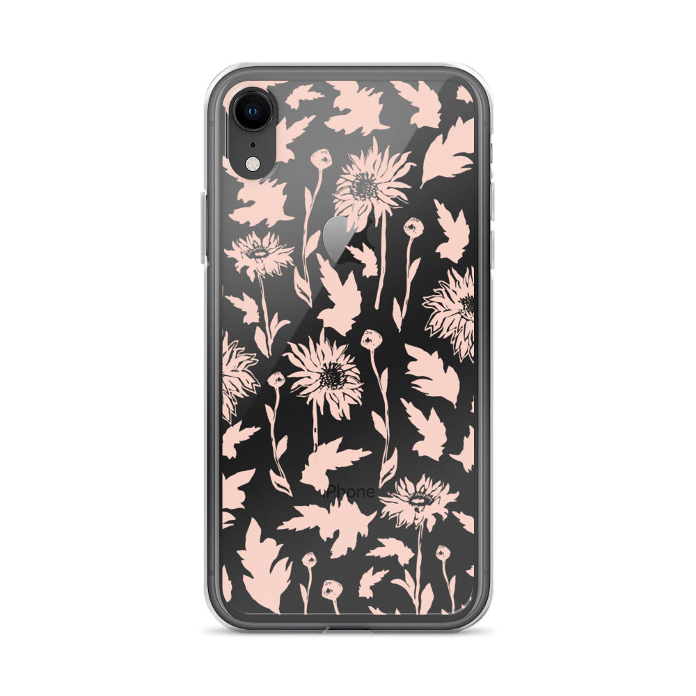 Pastel Pink Vintage Flowers iPhone Case
