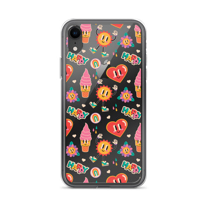 Colorful Funny Cartoon Pattern iPhone Case