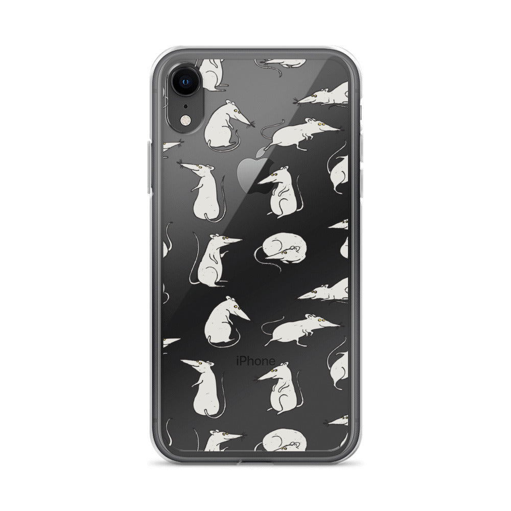 Funny Rat Animal Pattern iPhone Case