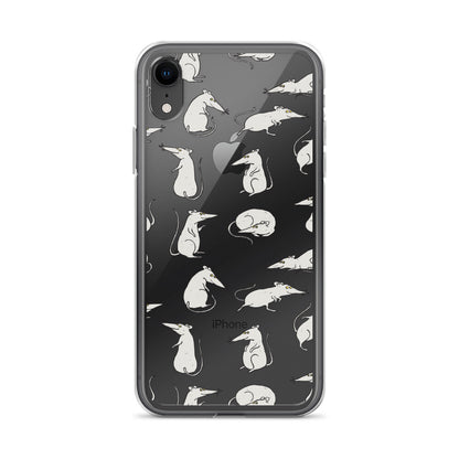 Funny Rat Animal Pattern iPhone Case