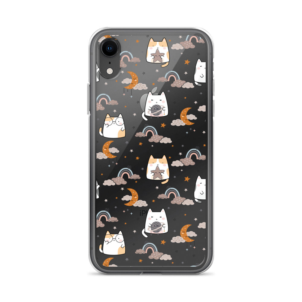 Cute Cats Pattern For Cat Lover iPhone Case