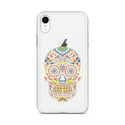 Colorful Mexican Skull iPhone Case